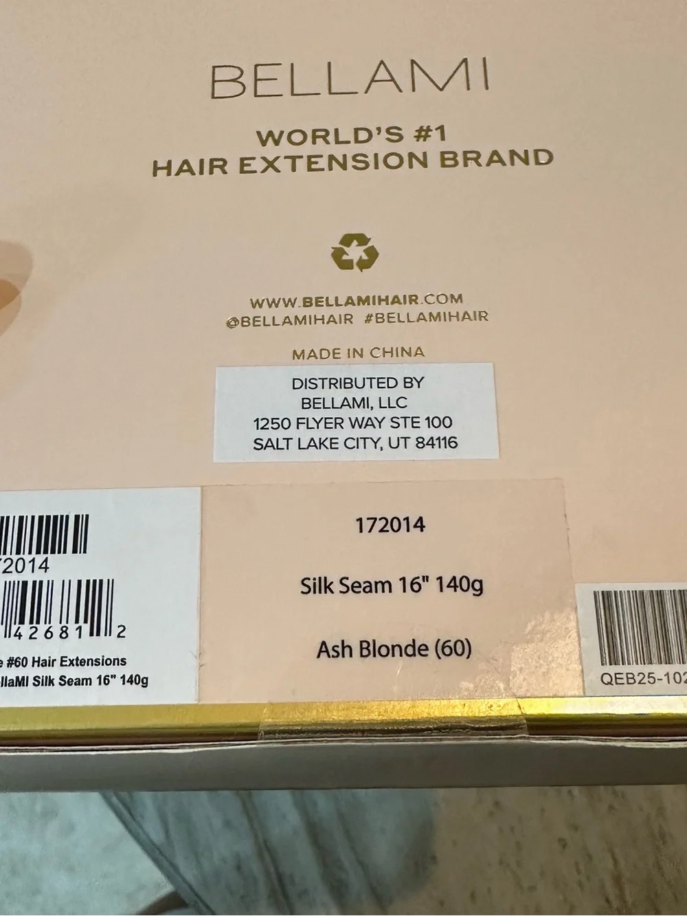 BELLAMI SILK SEAM™ CLIP-IN, ASH BLONDE #60 NATURAL
